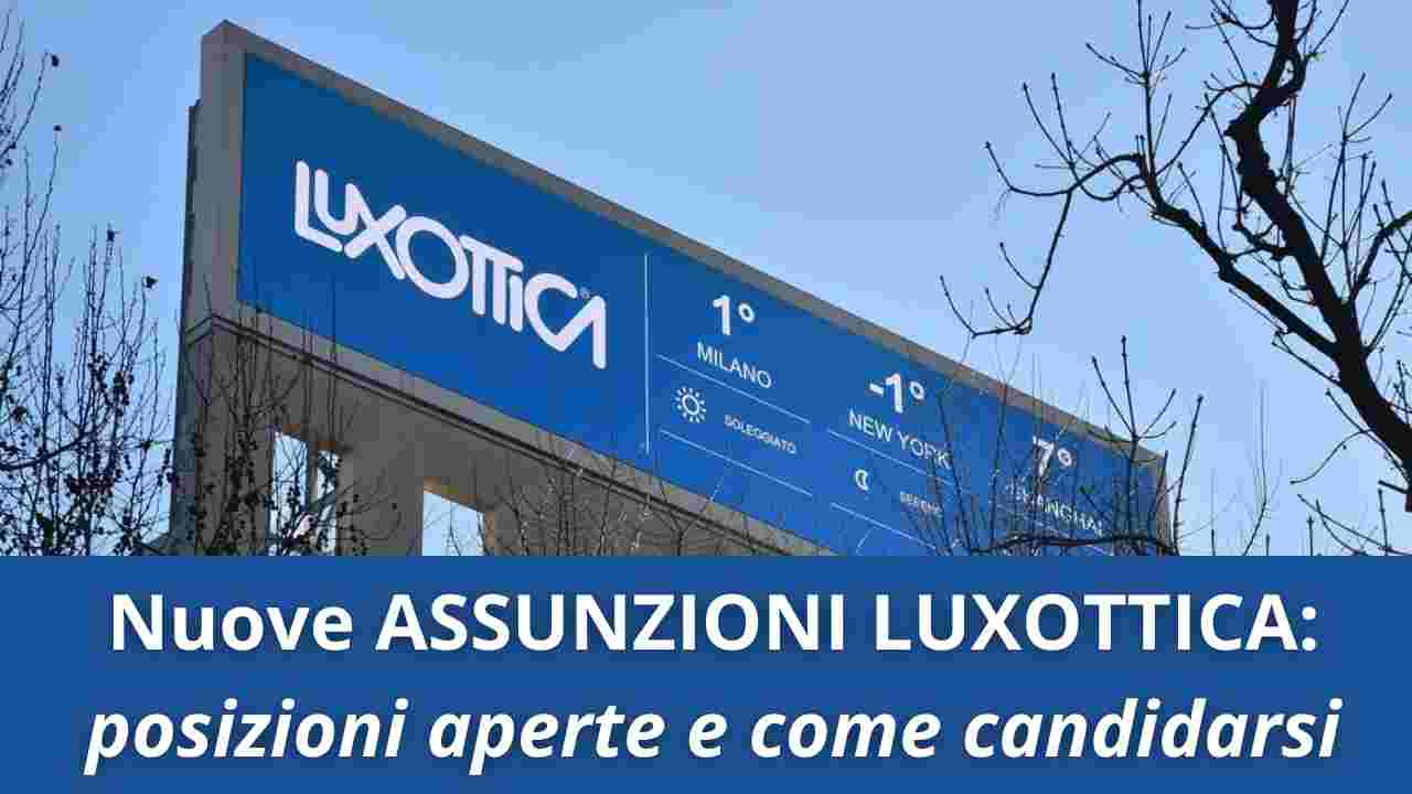 Luxottica Group Assume Nuovi Talenti: Informazioni e Vantaggi Qui!